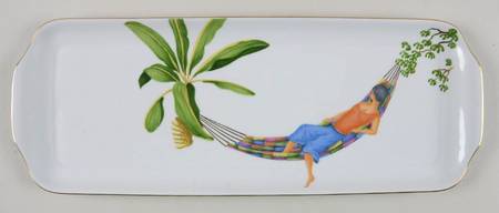 Caraibes Tropical Island Large Sandwich Tray