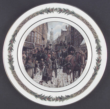 Christmas Classic (Scenes) Dinner Plate