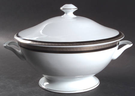 Athos Black Tureen &  Lid