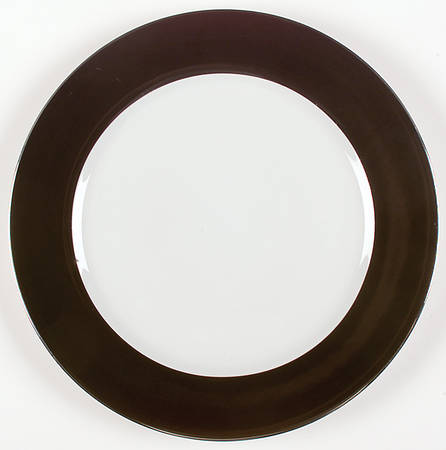 Athos Black Service Plate (Charger)