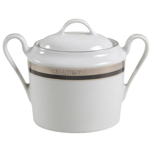 Athos Black Sugar Bowl & Lid