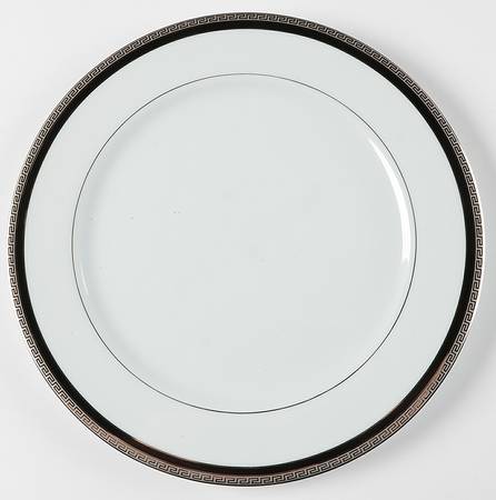 Athos Black Service Plate (Charger)