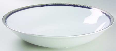 Athos Blue 11" Round Vegetable Bowl