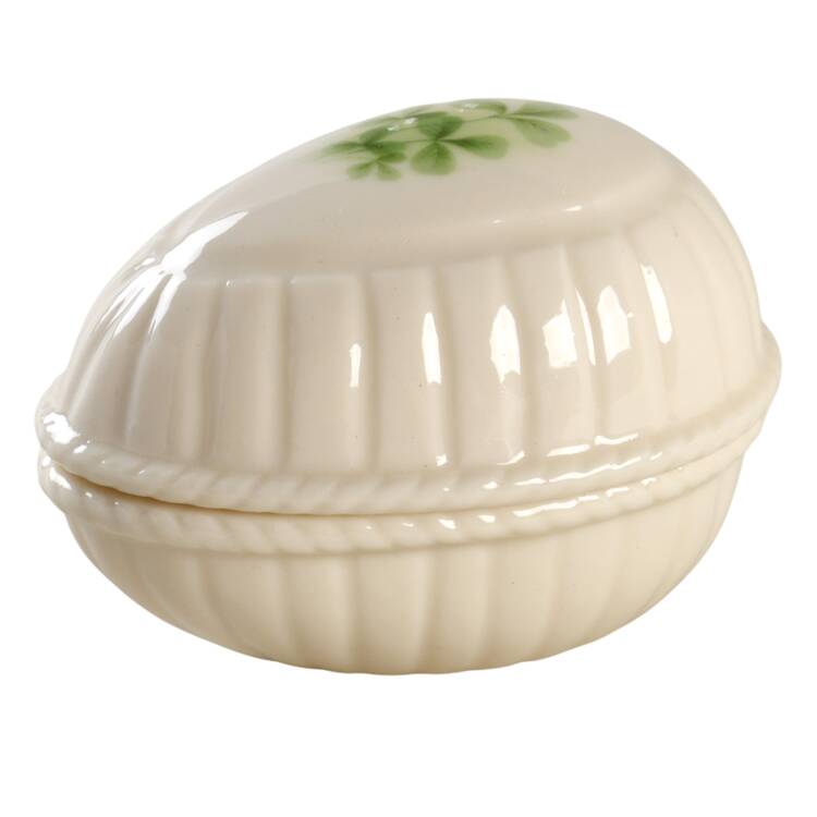 Shamrock (Embossed) Small Egg Box & Lid