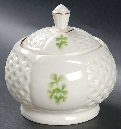 Shamrock (Embossed) Sugar Bowl & Lid