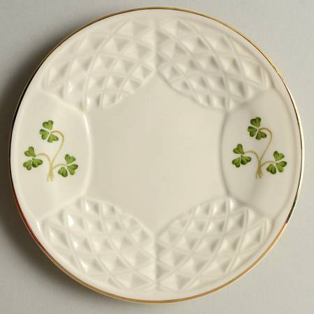 Shamrock (Embossed) Bread & Butter Plate