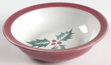 Harlequin Holly Red Soup/Cereal Bowl