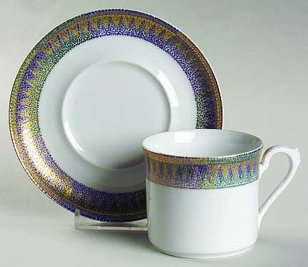 Fine Art Flat Cup & Saucer Set