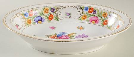 DRE17 9" Oval Vegetable Bowl