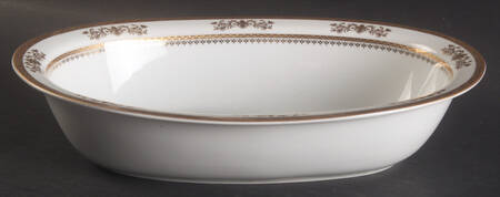 Orsay White 10" Oval Vegetable Bowl