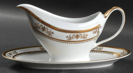 Orsay White Gravy Boat & Underplate/Relish
