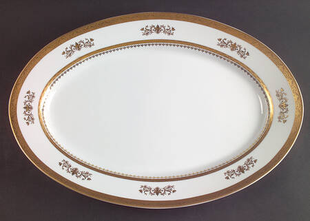 Orsay White 16" Oval Serving Platter