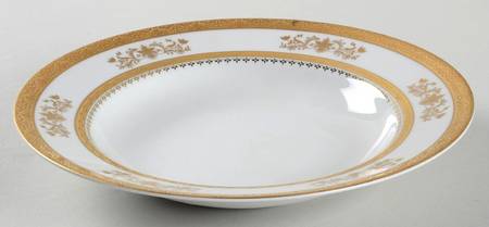 Orsay White Rim Soup Bowl
