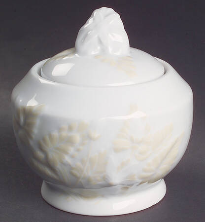 Promenade Tan (Ivoire) Sugar Bowl & Lid