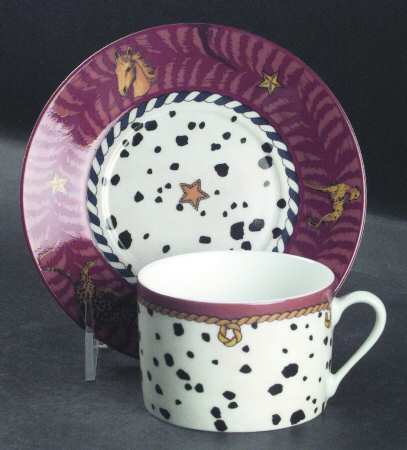 Le Bestiaire Flat Cup & Saucer Set