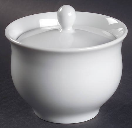 Tjorn White Sugar Bowl & Lid