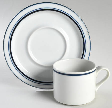 Christianshavn Blue Footed Cup & Saucer Set