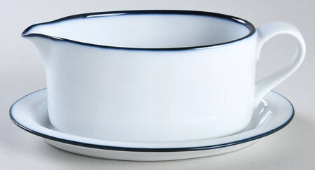 Christianshavn Blue Gravy Boat & Underplate