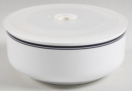 Christianshavn Blue 6" Storage Bowl Ceramic with Plastic Lid
