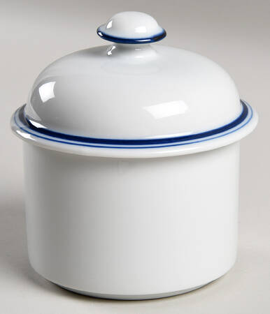 Christianshavn Blue Sugar Bowl & Lid