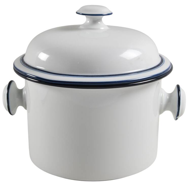 Christianshavn Blue 1.75 Qt Round Covered Casserole