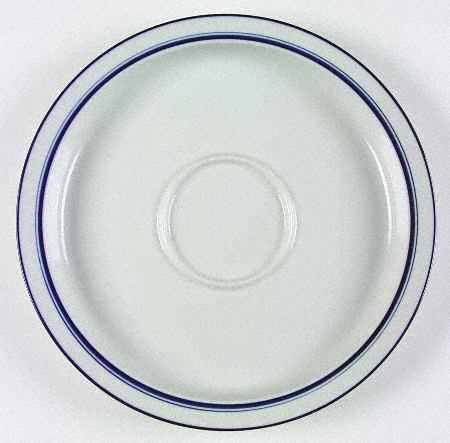 Christianshavn Blue Chip Bowl/Plate for Chip & Dip Set