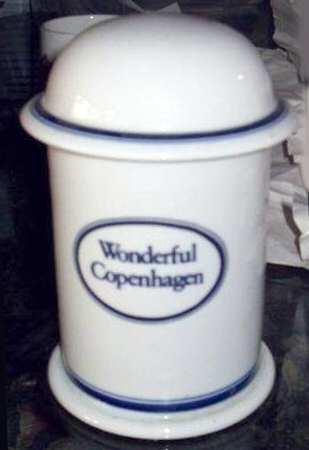 Christianshavn Blue Small Canister & Lid