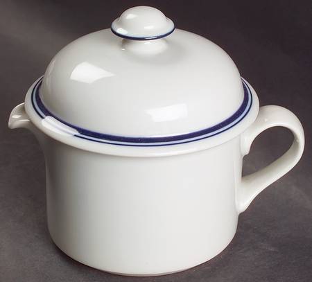 Christianshavn Blue Creamer & Lid