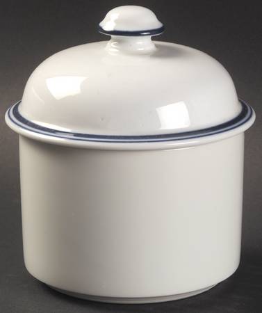 Christianshavn Blue Sugar Bowl & Lid