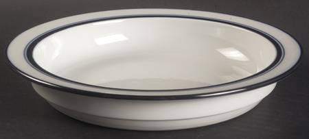 Christianshavn Blue Rim Soup Bowl