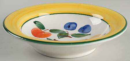 Summer Bounty 9" Round Vegetable Bowl