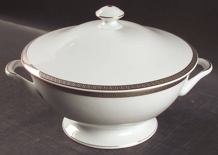 Athos Gold and Platinum Tureen &  Lid