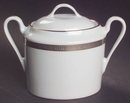 Athos Gold and Platinum Sugar Bowl & Lid