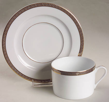 Flat Cup & Saucer Set