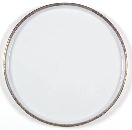 Athos Gold and Platinum Cake Plate