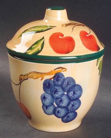 Fall Harvest Sugar Bowl & Lid
