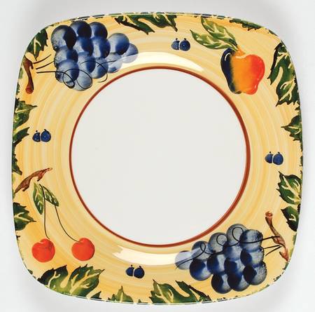 Fall Harvest 11" Square Tray