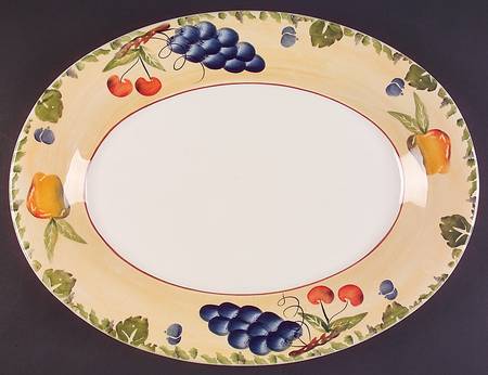 Fall Harvest 18" Oval Serving Platter