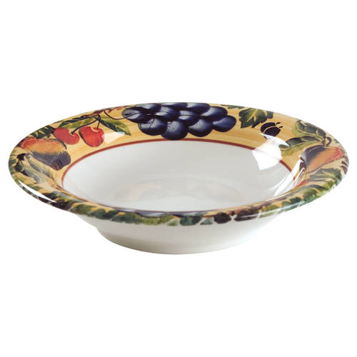 Fall Harvest Large Rim Soup Bowl