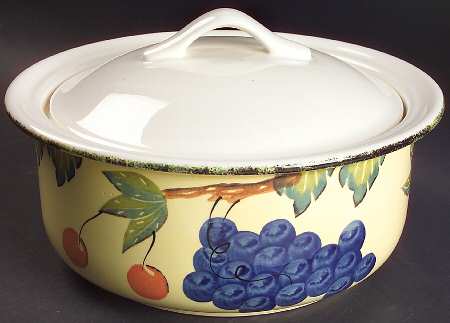 Fall Harvest 2.5 Qt Round Covered Casserole