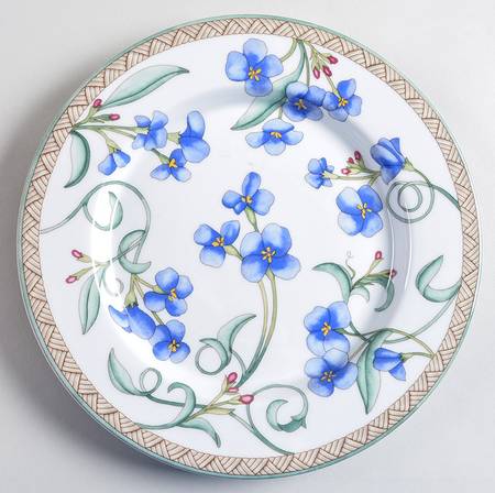 Umbrian Flowers Salad Plate