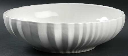 Vesi Pearl White 10" Pasta Serving Bowl