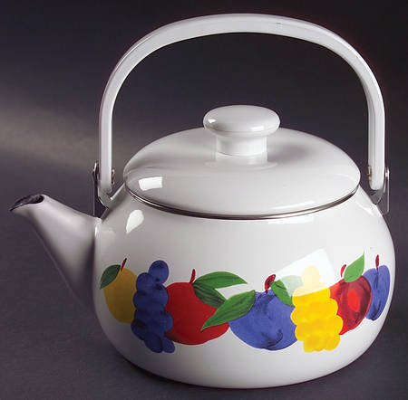 Tuscany Collection Metal Kettle & Lid