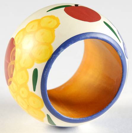 Tuscany Collection Wood Napkin Ring