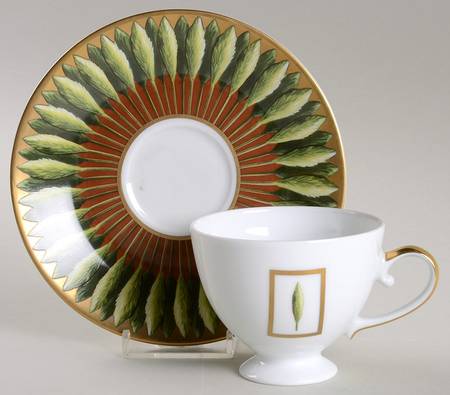 Toscane Et Jardins de Florence Footed Cup & Saucer Set