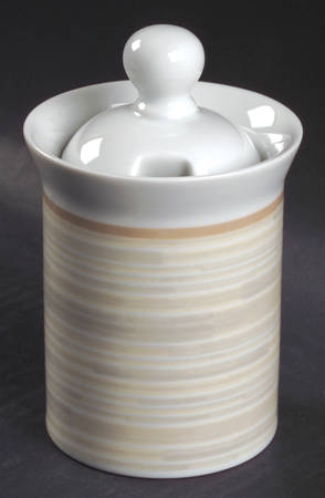Centra Taupe Sugar Bowl & Lid