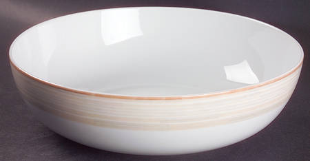 Centra Taupe 11" Pasta Serving Bowl