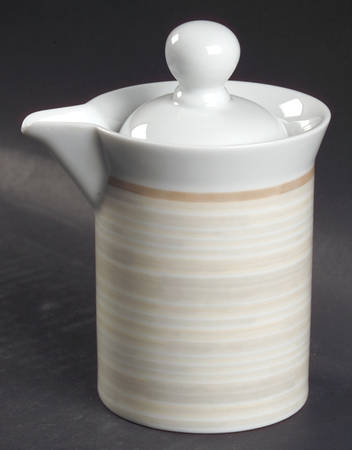 Centra Taupe Creamer & Lid