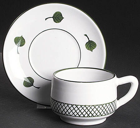 Giardino Footed Cup & Saucer Set