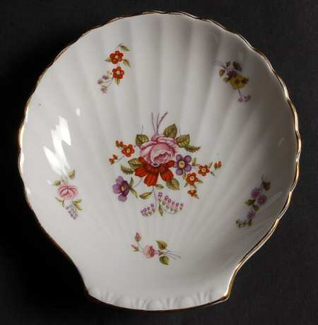 Floral Festival 4" Shell Shaped Dish